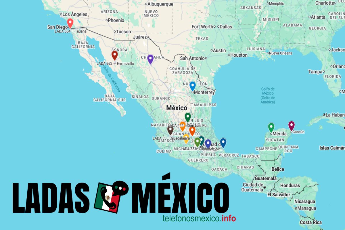 Todos los códigos LADA de México para saber desde qué ciudad o estado te llaman